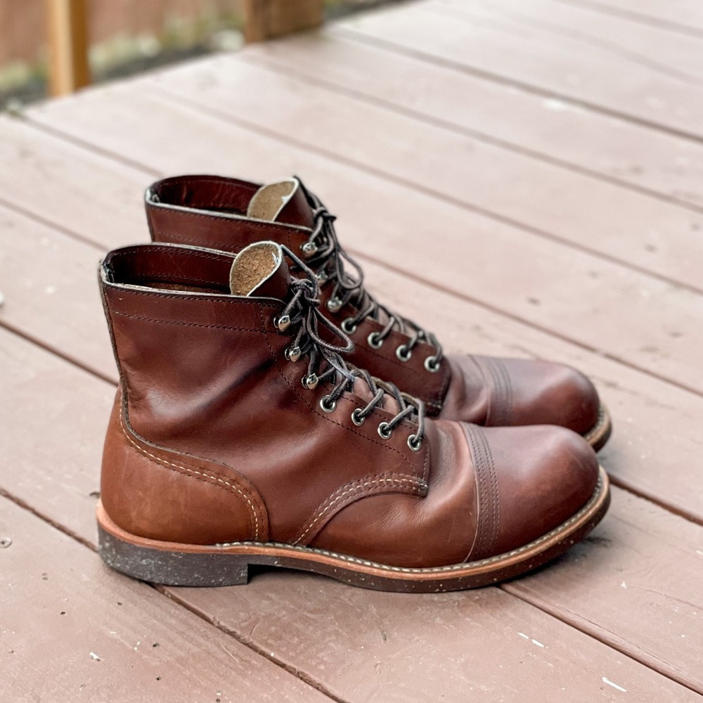 RED WING Iron Ranger Boot 6-Inch 8111 Size 9D